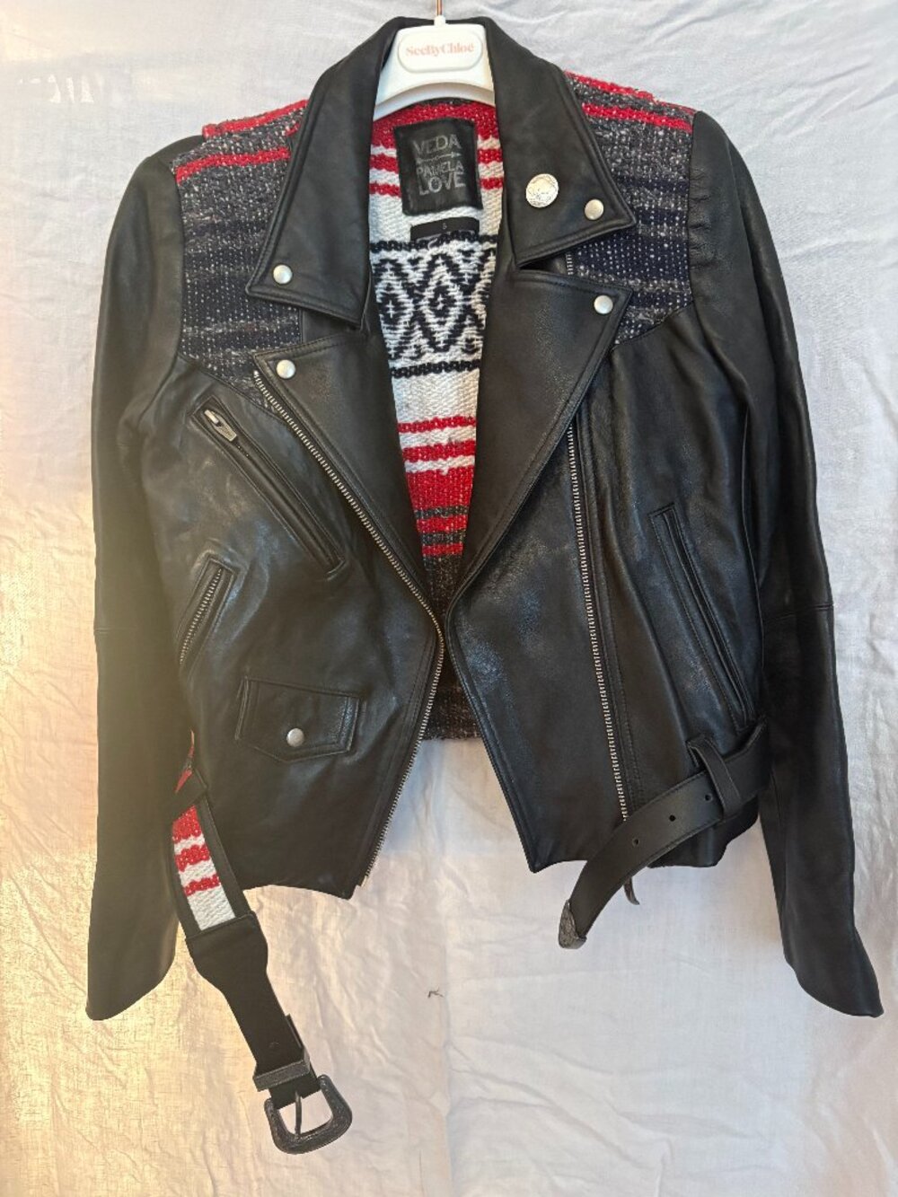 VEDA x Pamela Love Leather Jacket